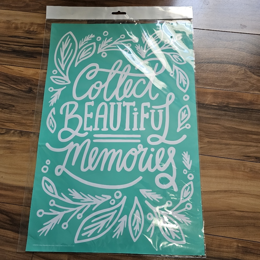 Chalk Couture Transfer Collect  Beautiful Memories (12" x 18")